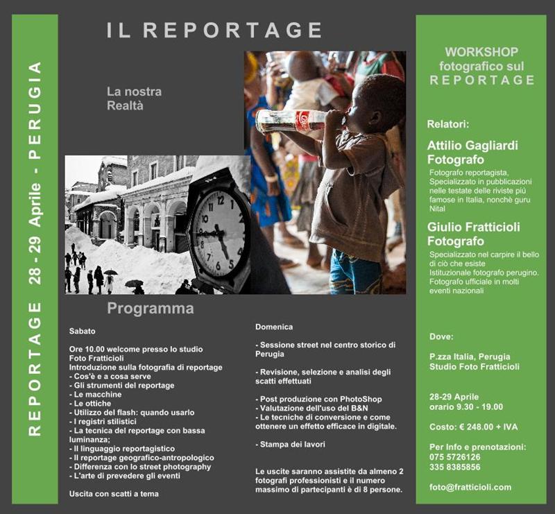 Workshop: Il Reportage